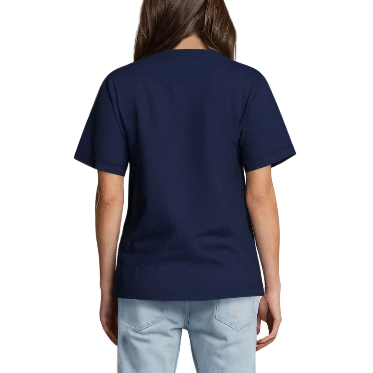 Prince Ladies Navy T-Shirt SS25 Casual Crew Neck Short Sleeve Womens Tee Top