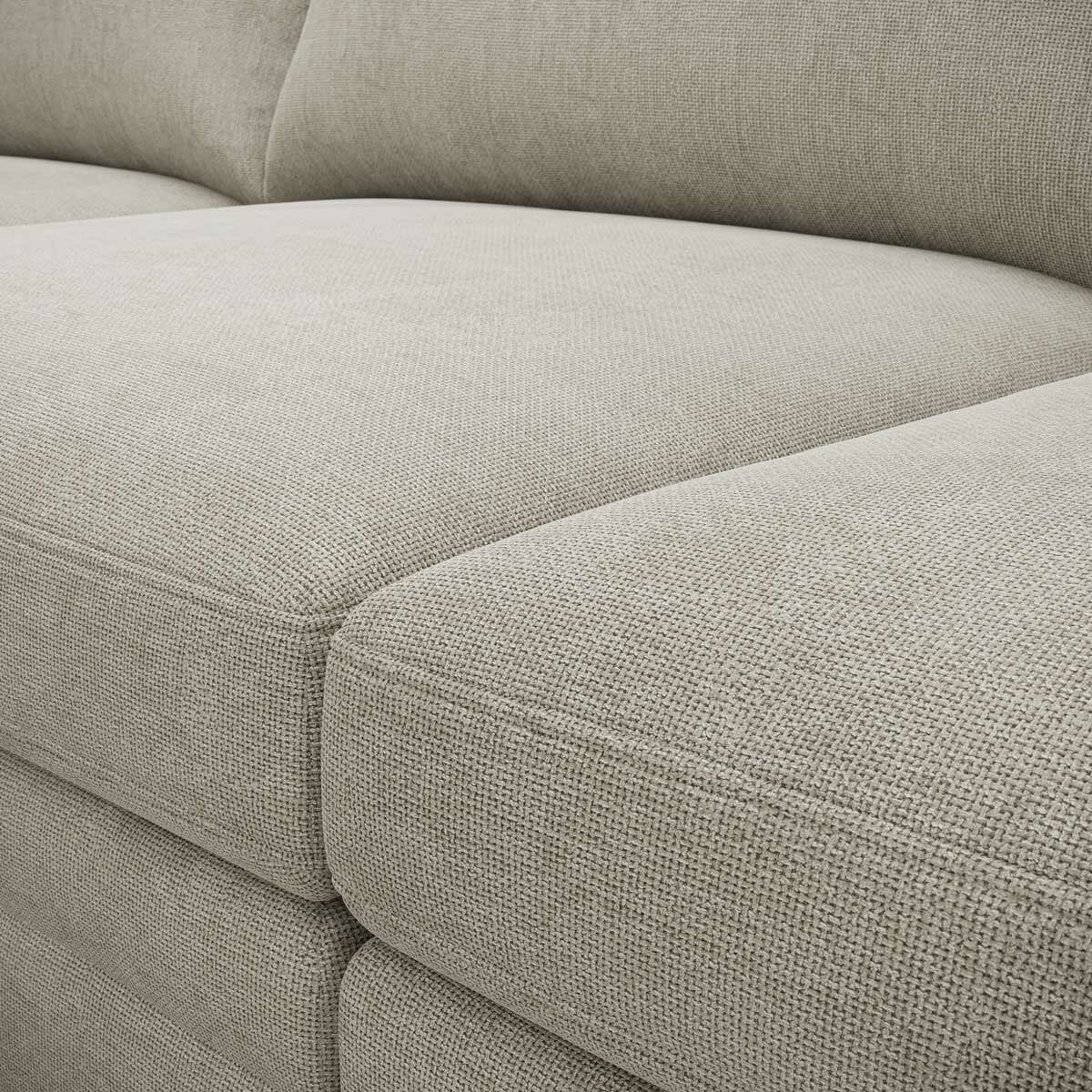 Thomasville Tisdale Modular Fabric Sofa 6 Piece Set Taupe Corner Ottoman
