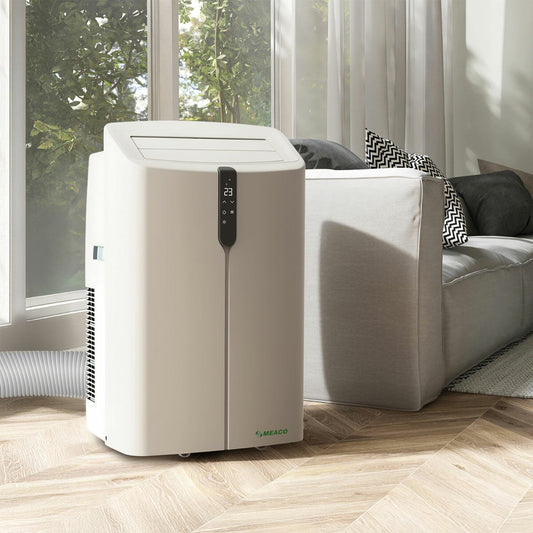 Meaco 12000 BTU Portable Air Conditioner Heater Heat Cool White 3 Speed 24Hr