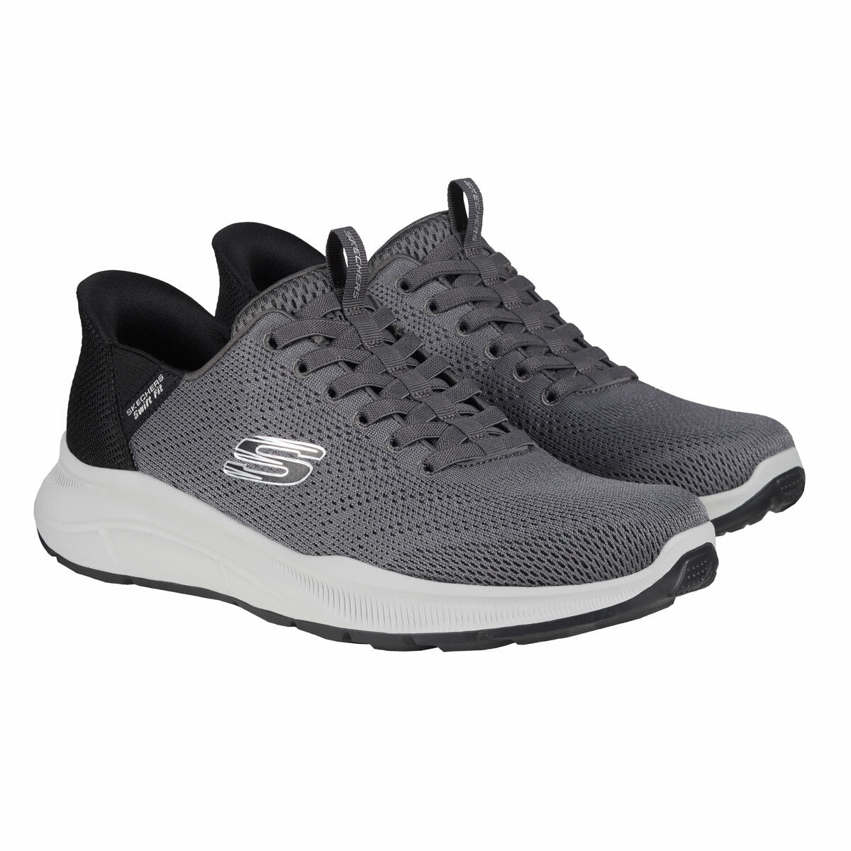 Skechers Equalizer 5.0 Swift Fit Mens Running Trainers Black Charcoal