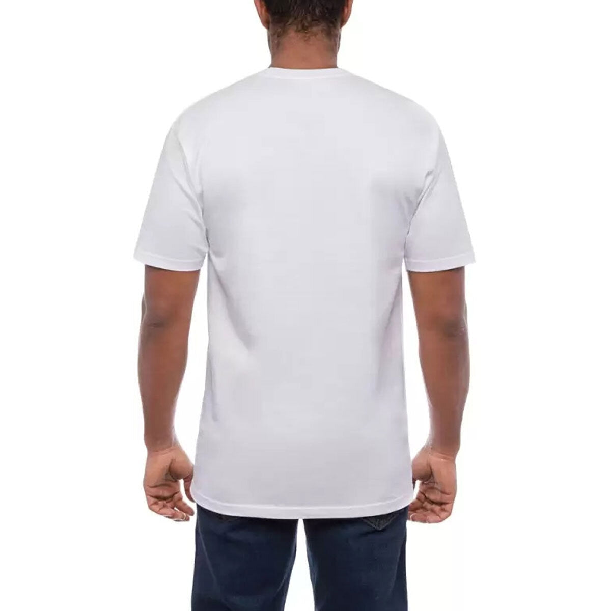 Kirkland Signature Men's White Crewneck Cotton T-Shirts 6 Pack Medium Multipack