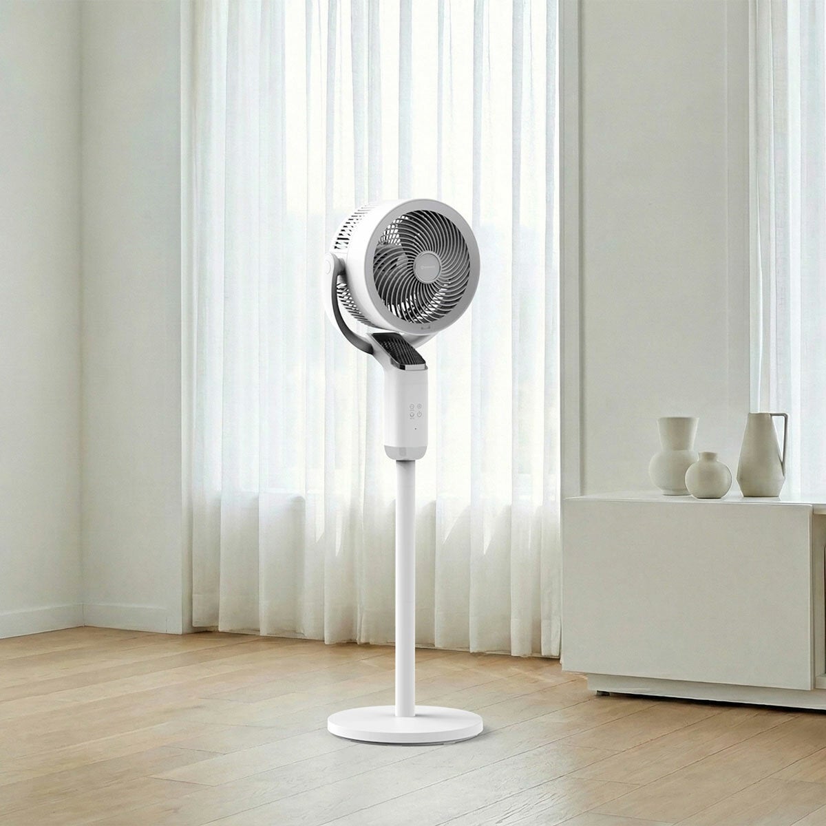 Airmate FA20-RD239 Pedestal Fan 32 Speeds 3 Modes Remote Control White 28W