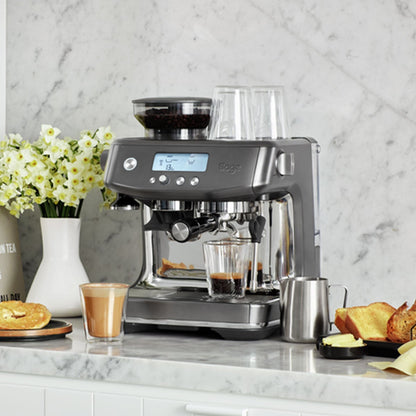 Sage Barista Pro Bean to Cup Espresso Coffee Machine SES878BST Black Silver