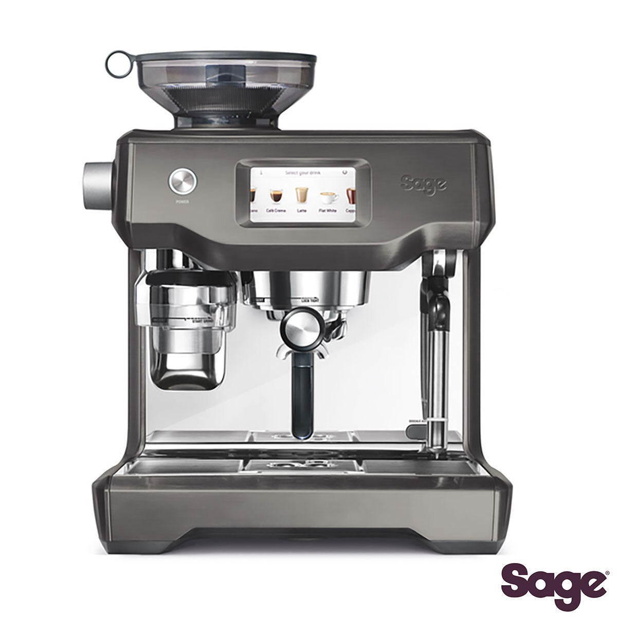 Sage Oracle Touch Bean to Cup Coffee Machine SES990BST 15 Bar Grinder Black