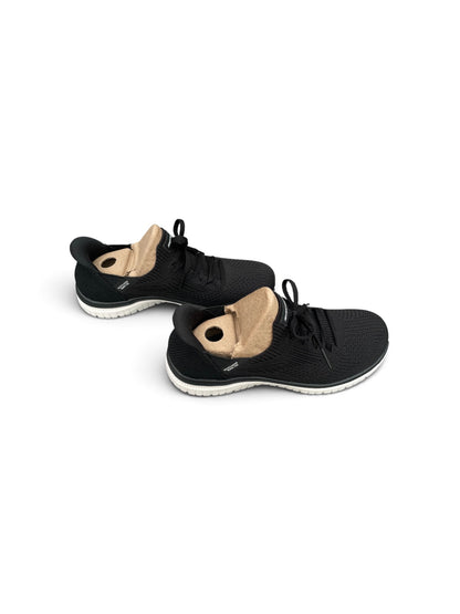 Skechers Ladies Swift Fit Slip On Trainers Shoes Black UK Size 4