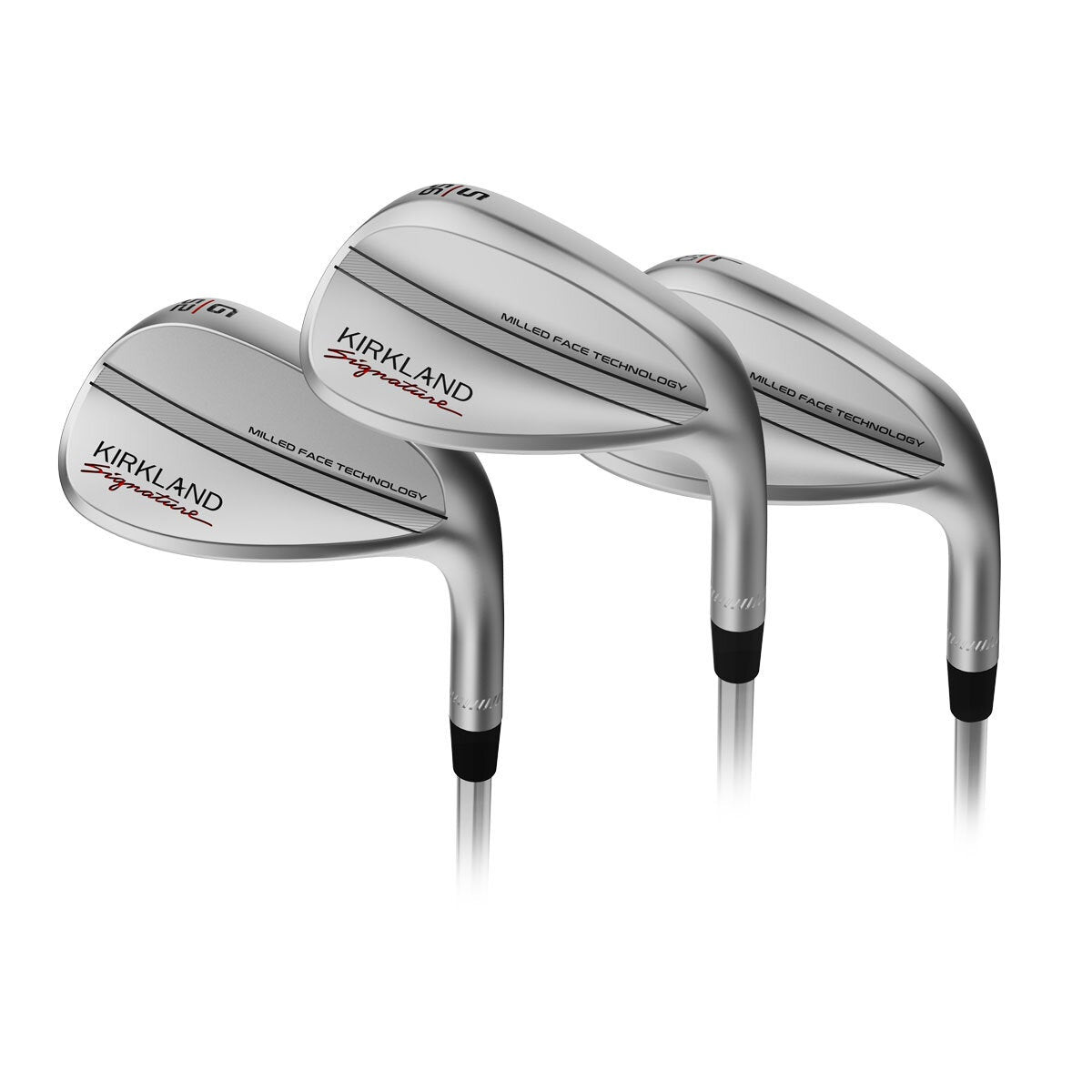 Kirkland Signature 3 Piece Golf Wedge Set Right Handed Milled Face Steel