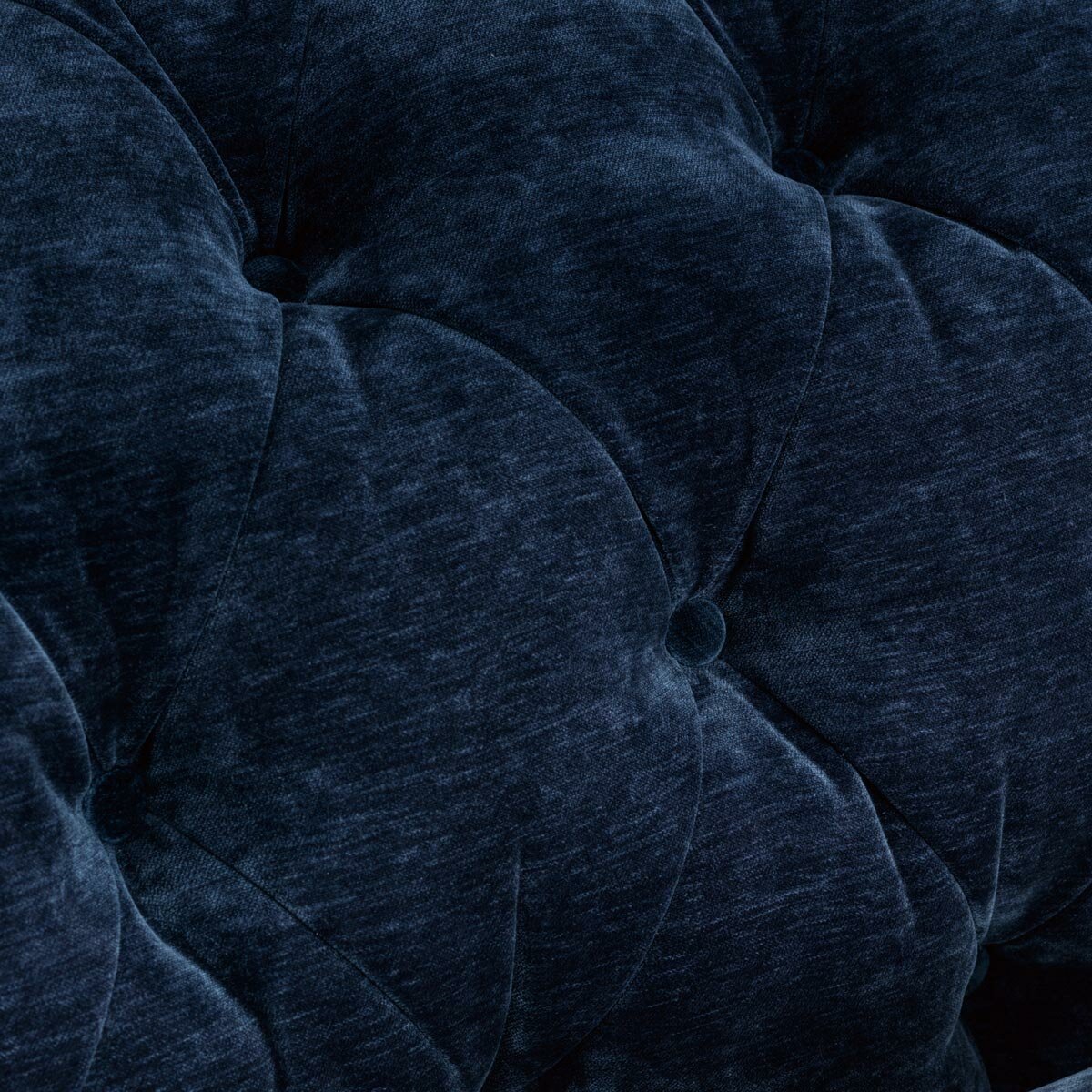 Prospera Home Allington Navy Fabric Chesterfield Armchair Pocket Coil Oak Feet