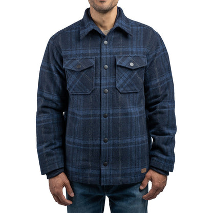 Jachs Men's Wool Blend Shirt Jacket Shacket Various Colours Sizes M to XXL Navy