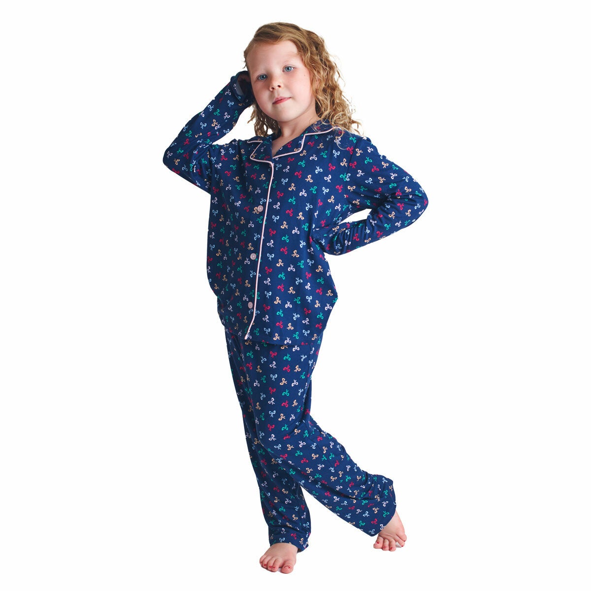 United Colours of Benetton Kids 4 Piece Pyjama Set Age 9/10 Various Colours