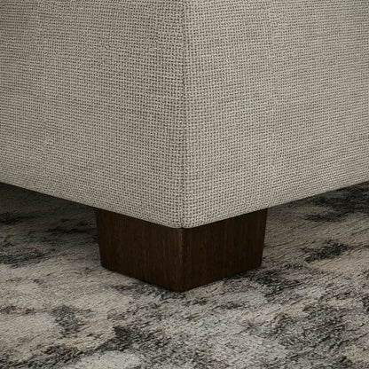 Thomasville Tisdale Modular Fabric Sofa 6 Piece Set Taupe Corner Ottoman