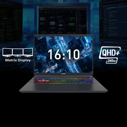 MSI Vector 16 HX AI Gaming Laptop RTX 5070 Ti Core Ultra 7 16GB 512GB QHD+