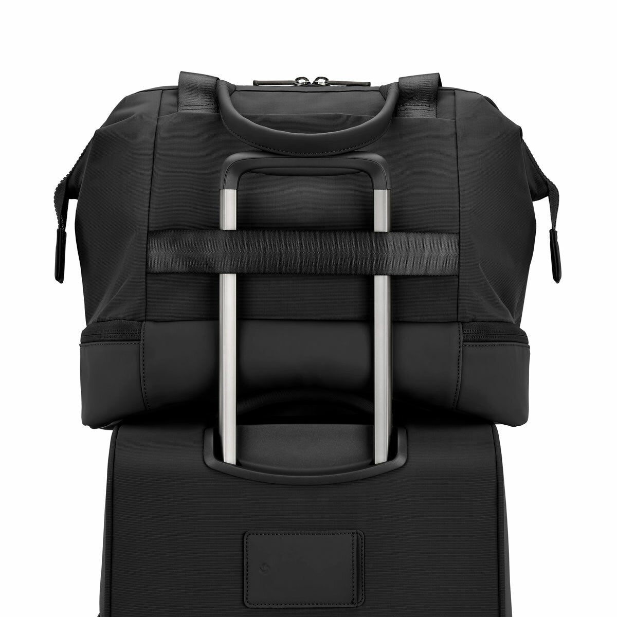 Samsonite Apex XLT Softside 2 Piece Luggage Set Black Spinner Wheels Cabin Bag