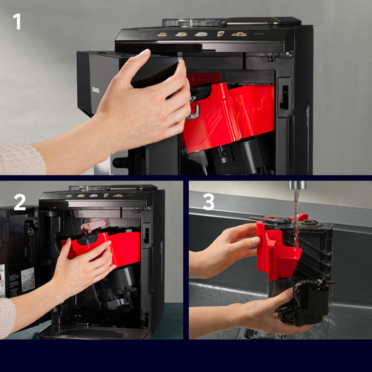 Siemens EQ500 TP513GB9 Bean to Cup Coffee Machine 1500W 15 Bar Piano Black