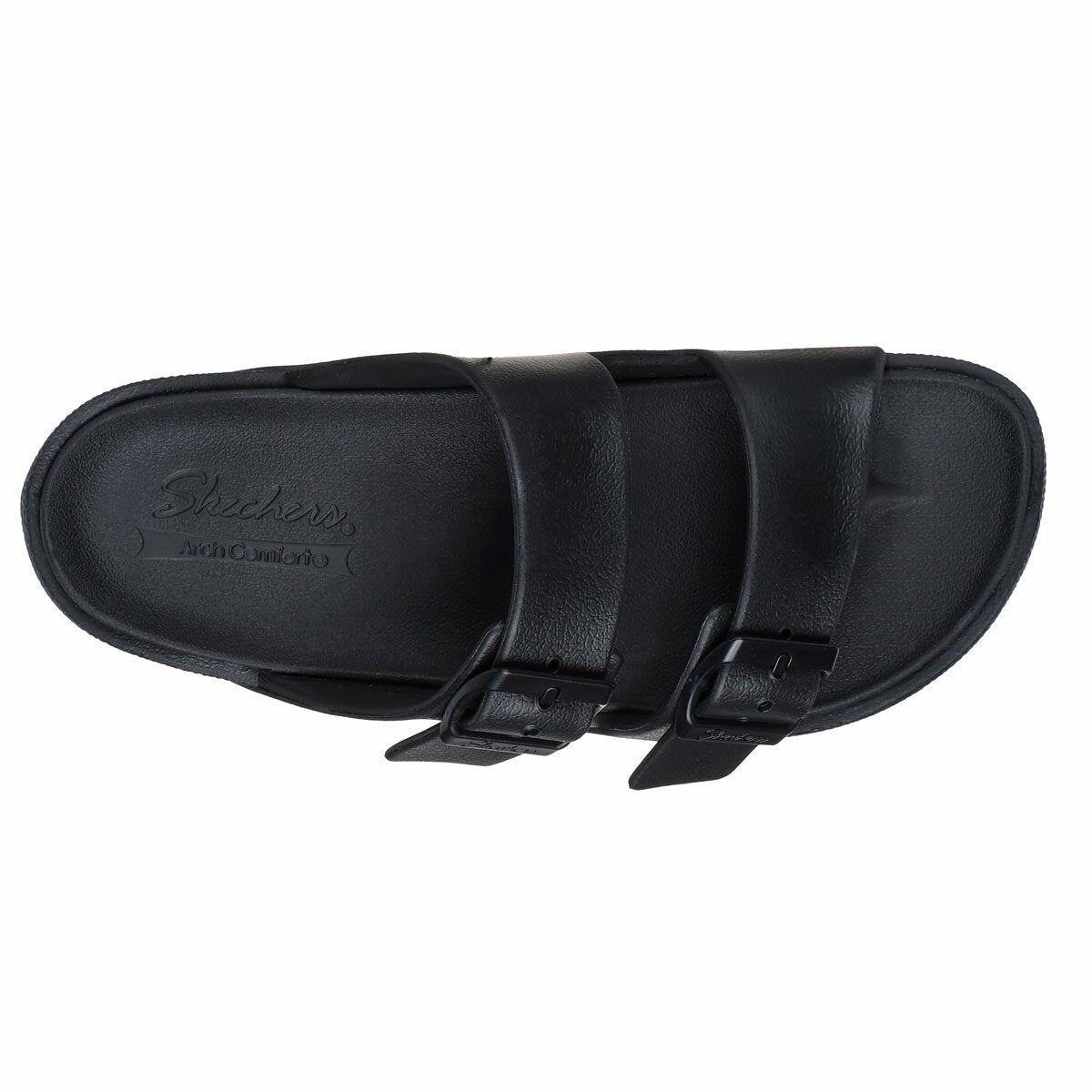 Skechers Cali Breeze Ladies Arch Comfort Slip On Sandals Black Sizes 4