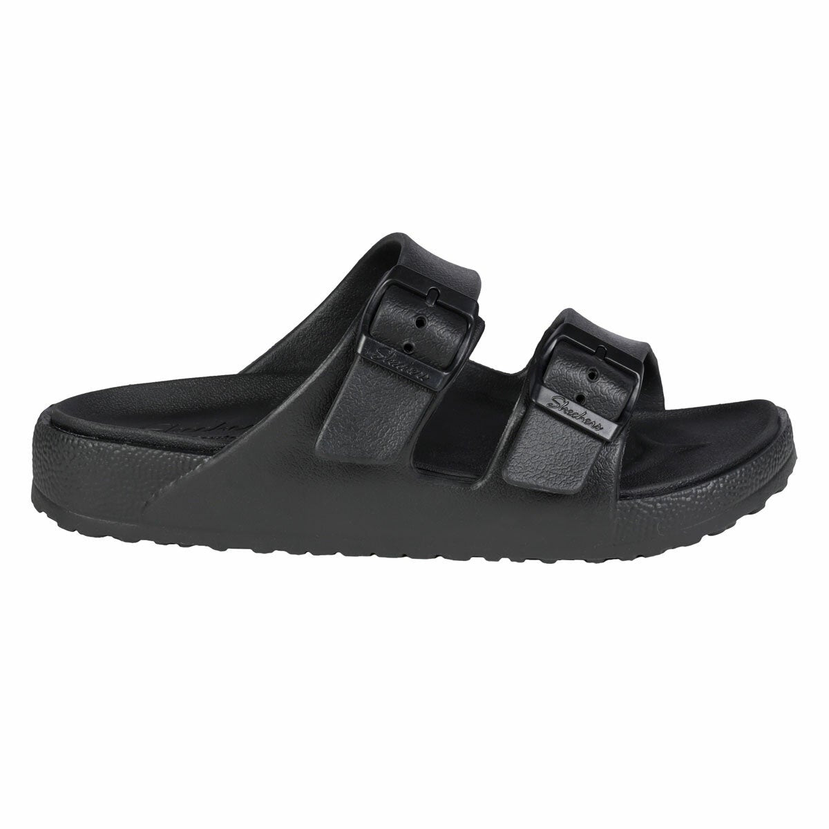 Skechers Cali Breeze Ladies Arch Comfort Slip On Sandals Black Sizes 4