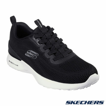 Skechers Skech-Air Dynamight Mens Black Trainers Memory Foam Running Shoes