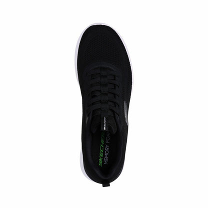 Skechers Skech-Air Dynamight Mens Black Trainers Memory Foam Running Shoes