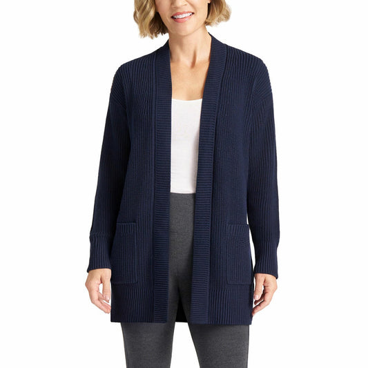 Max & Mia Women Navy Long Cotton Cardigan Lightweight Top Various Colour Medium