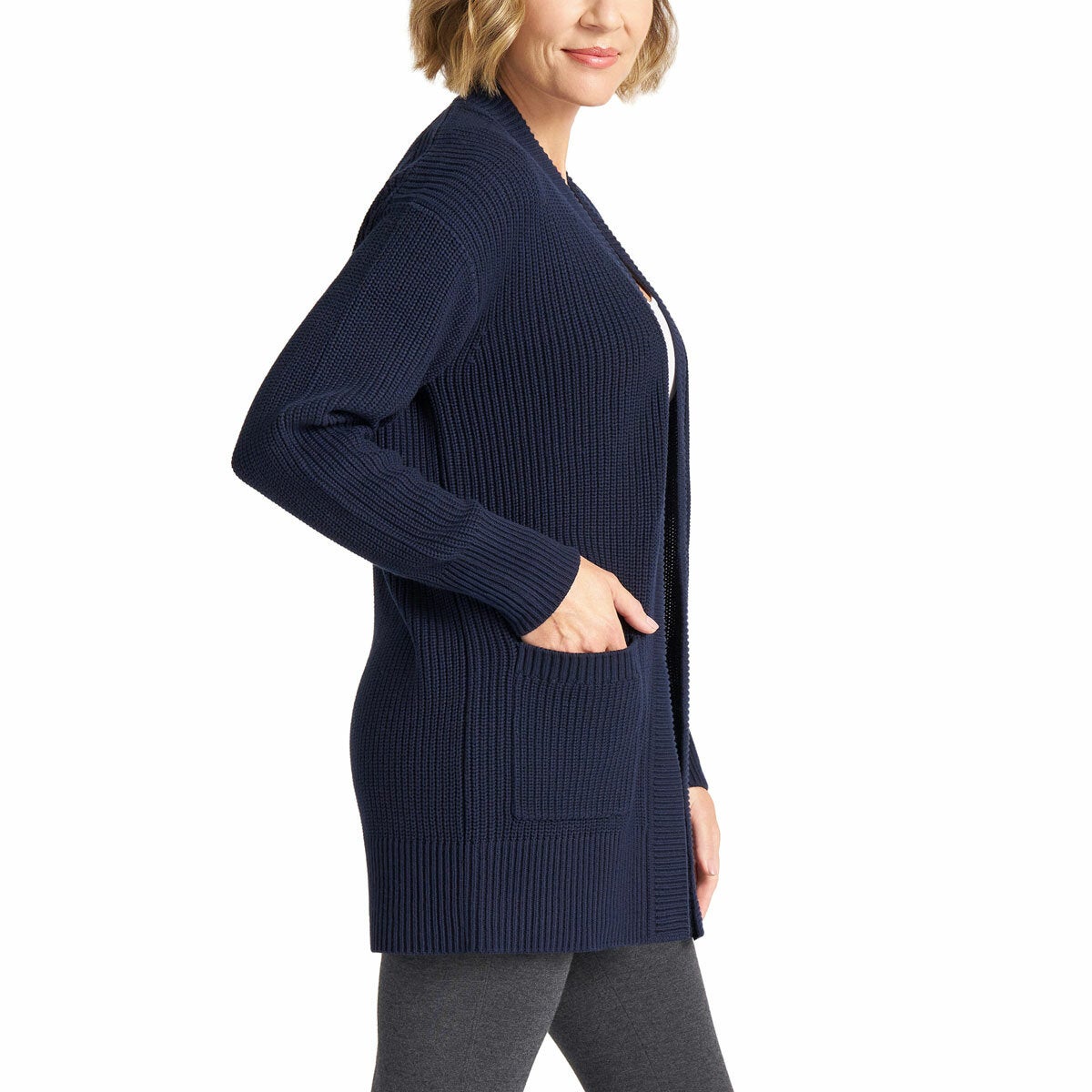Max & Mia Women Navy Long Cotton Cardigan Lightweight Top Various Colour Medium