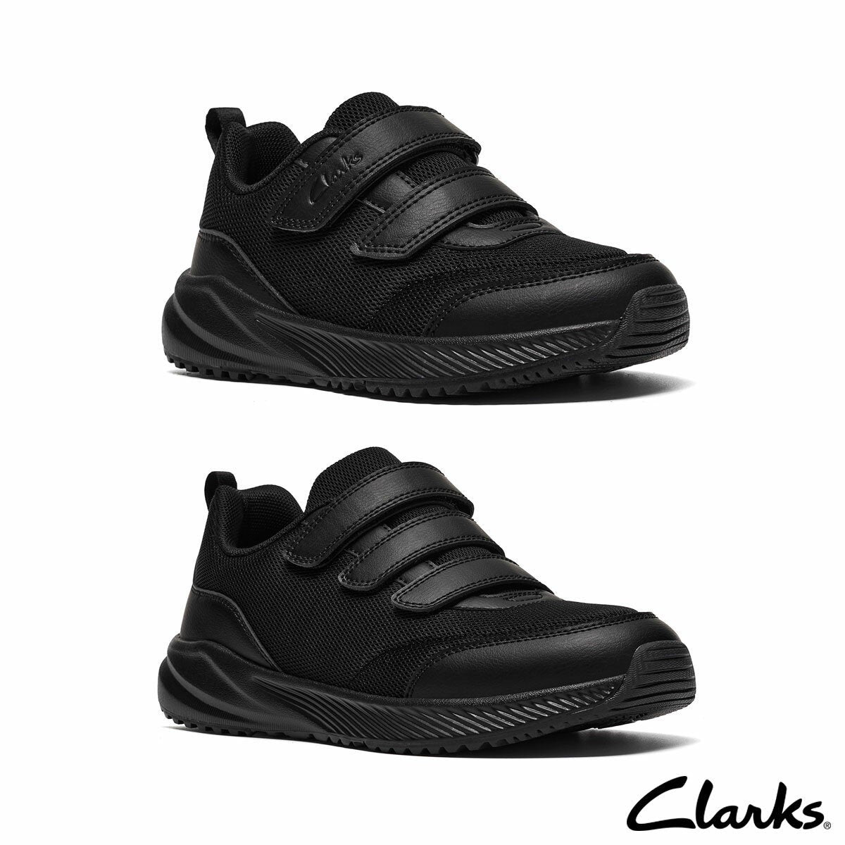 Clarks Kids Deyes Coast Trainer Shoes Junior Youth Sizes Multiple Colours