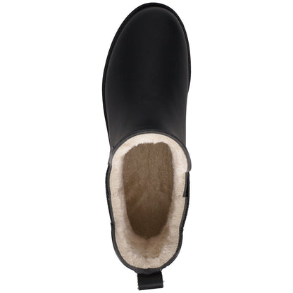 Weatherproof Ladies Fur Lined PU Ankle Boots Black UK Size 5 Winter Warm