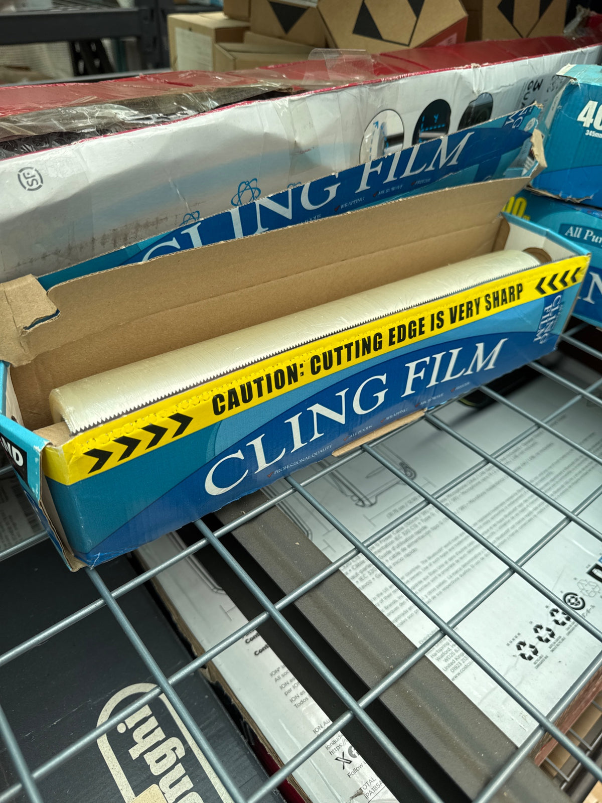 Kirkland Signature Cling Film 400m x 345mm Wide Professional Grade Food Wrap