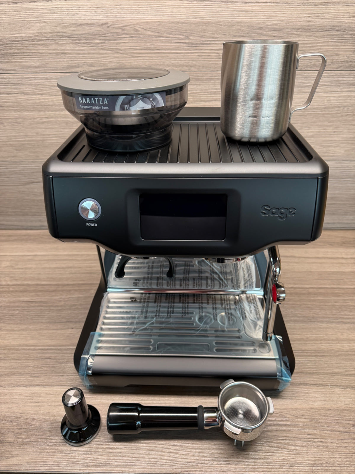 Sage Barista Touch Bean To Cup Coffee Machine 15 Bar SES880BTR Black Truffle
