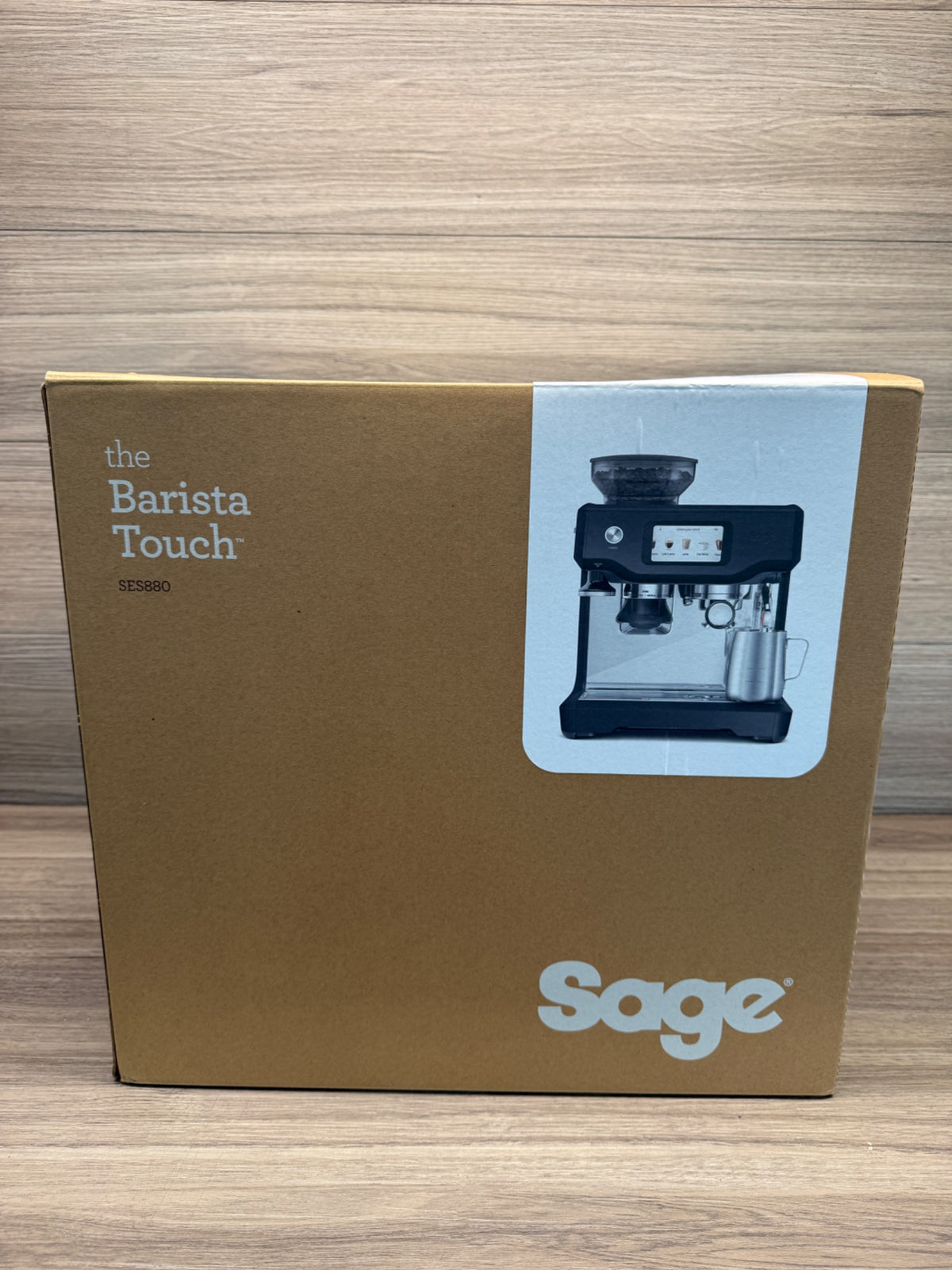 Sage Barista Touch Bean To Cup Coffee Machine 15 Bar SES880BTR Black Truffle