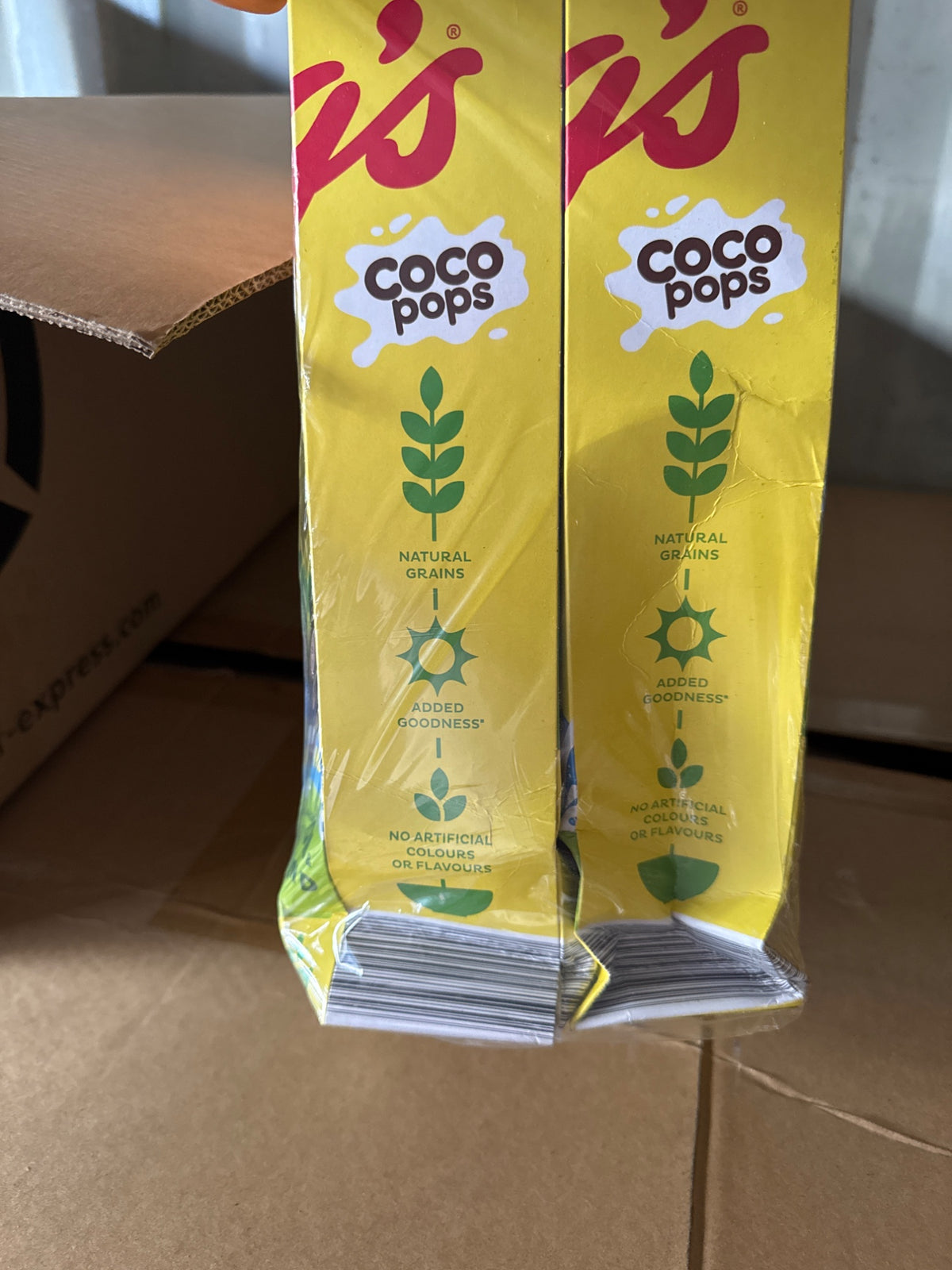 Kellogg's Coco Pops Toasted Rice Breakfast Cereal Twin Pack 2 x 650g 1.3kg