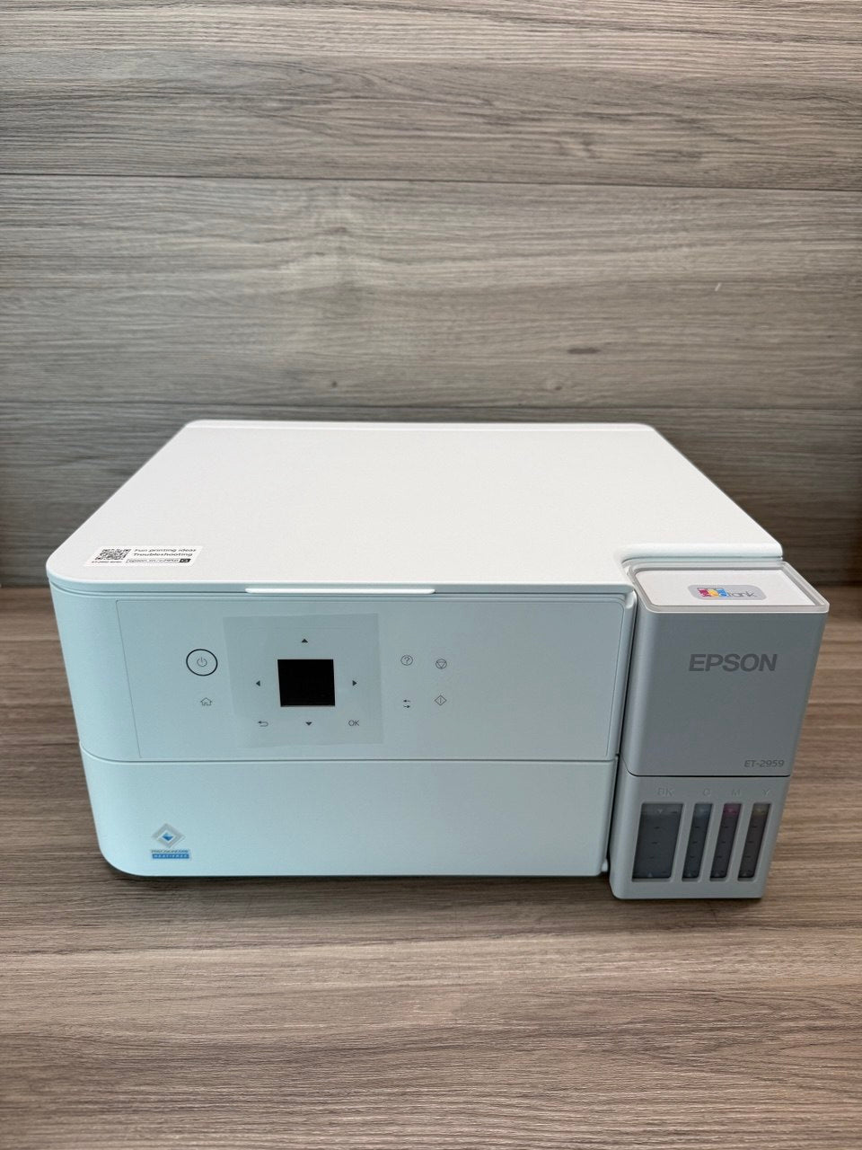 Epson EcoTank ET-2959 A4 Wireless Colour Inkjet Printer Scanner Copier White