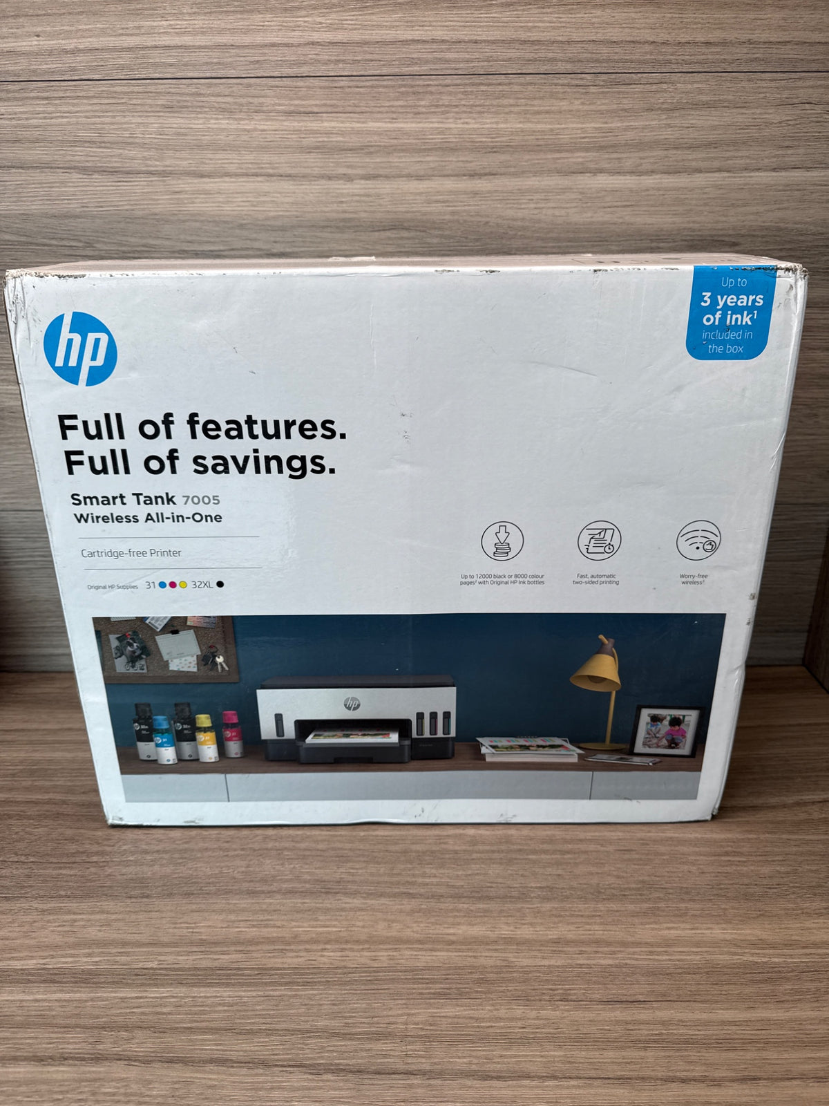 HP Smart Tank 7005 All-in-One A4 Wireless Printer WiFi Duplex Ink Included