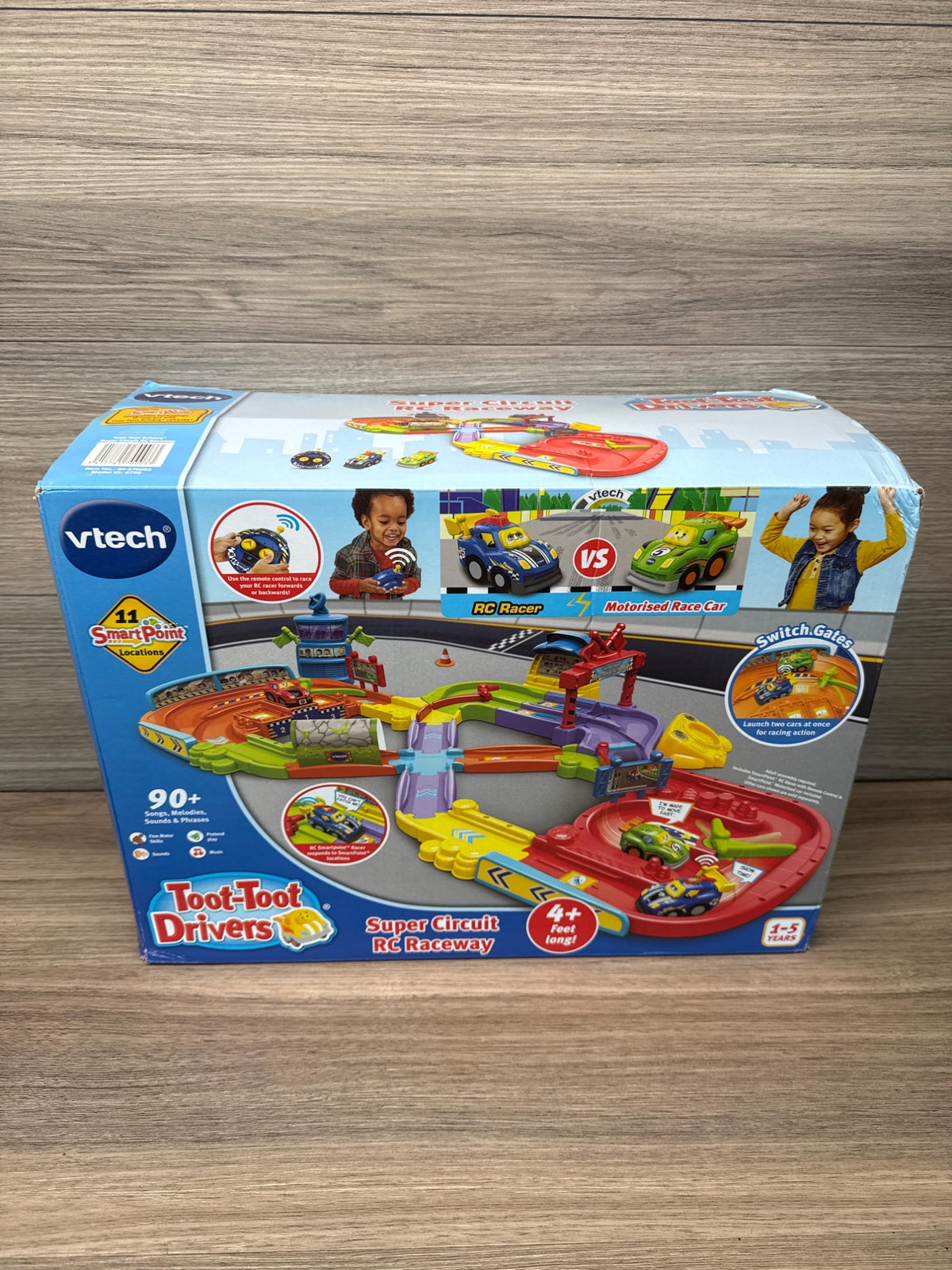 VTech Toot-Toot Drivers Super Circuit RC Raceway Car Track Playset Age 1-5
