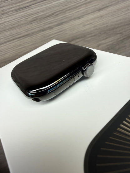 Apple Watch Series 10 GPS Cellular 46mm Slate Titanium Black Sports Band M/L