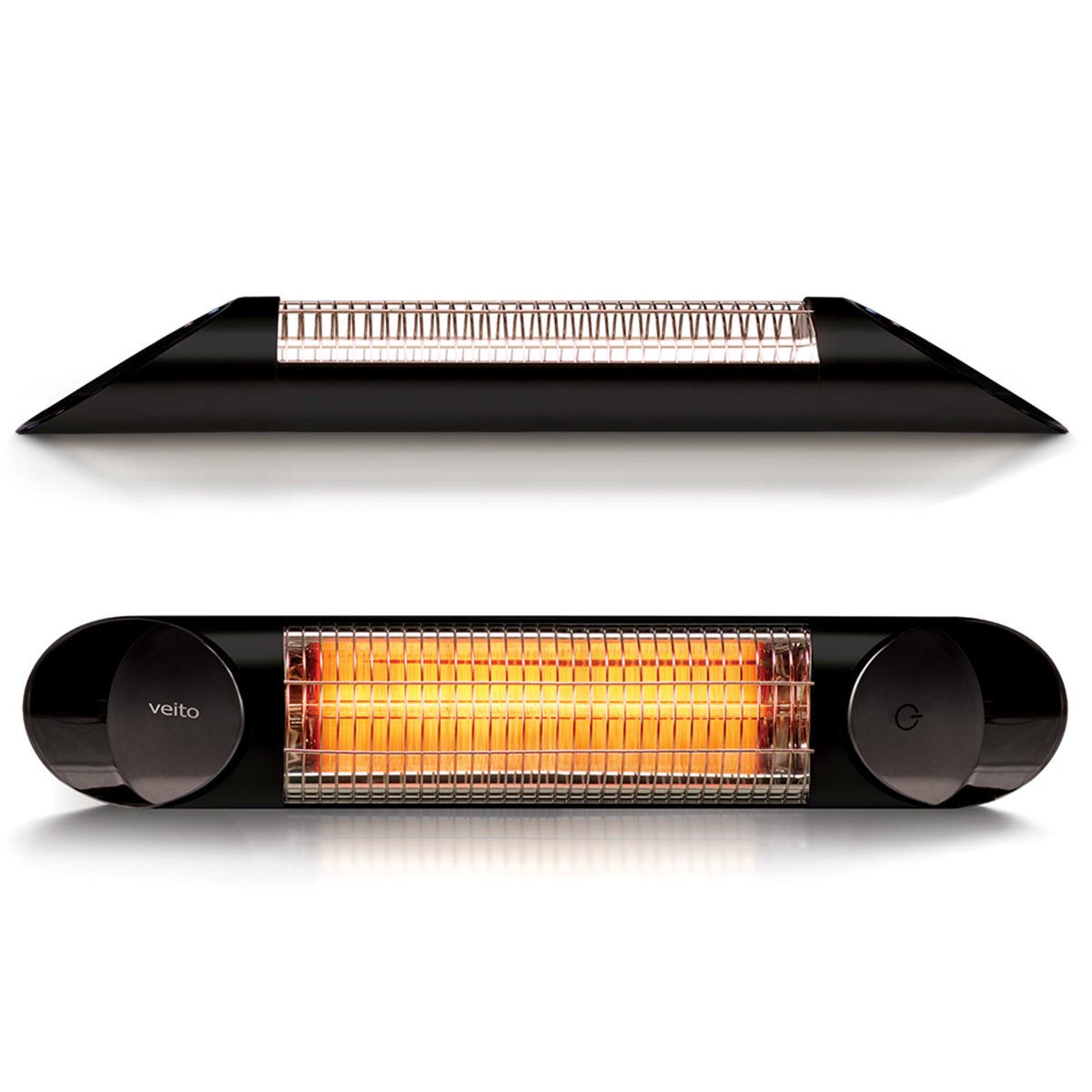 Veito Blade Mini Carbon Infrared Patio Heater Indoor Outdoor Black 2000W