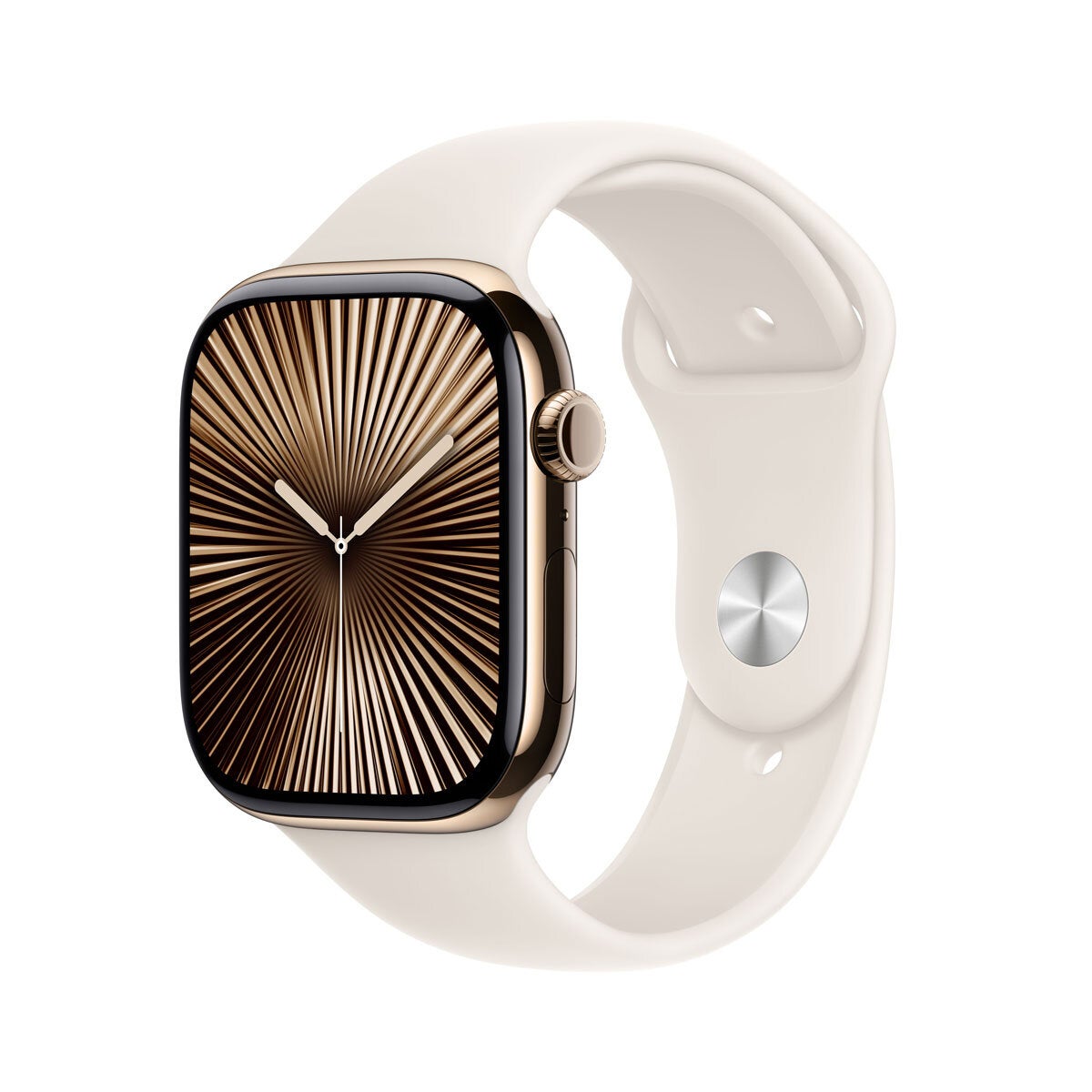 Apple Watch Series 10 GPS Cellular 46mm Gold Titanium Starlight Band M/L