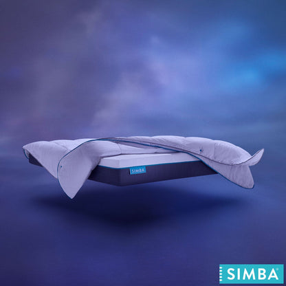 Simba Hybrid 3-in-1 Duvet Super King 260x220cm 10.5 Tog Cotton White Bedding