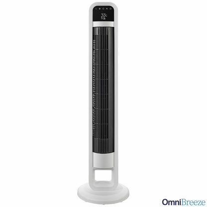 OmniBreeze Tower Fan DC2313R 5 Speed Internal Oscillation Remote White 45W