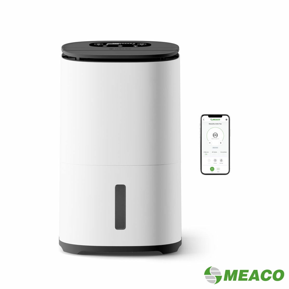 Meaco Arete Two 25L Dehumidifier Air Purifier Charcoal 4 5 Bedroom 250W