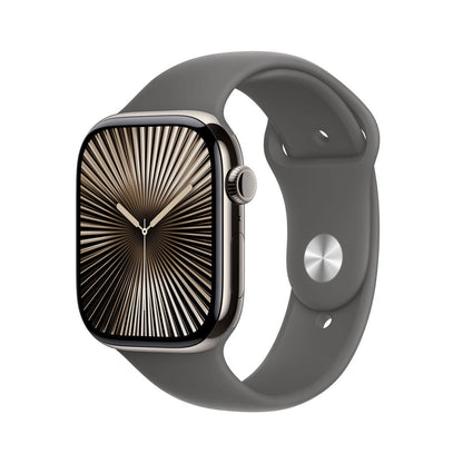 Apple Watch Series 10 GPS Cellular 46mm Natural Titanium Smartwatch MWY93QA/A