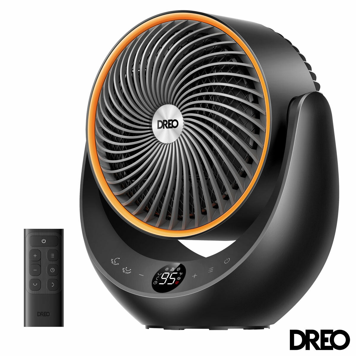 Dreo Ceramic Heater DR-HSH015 2000W Whole Room Oscillating Portable Black