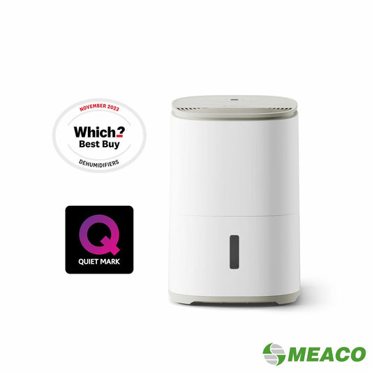 Meaco Arete One 12L Dehumidifier Air Purifier 2-in-1 Warm Pebble 3 Bedroom