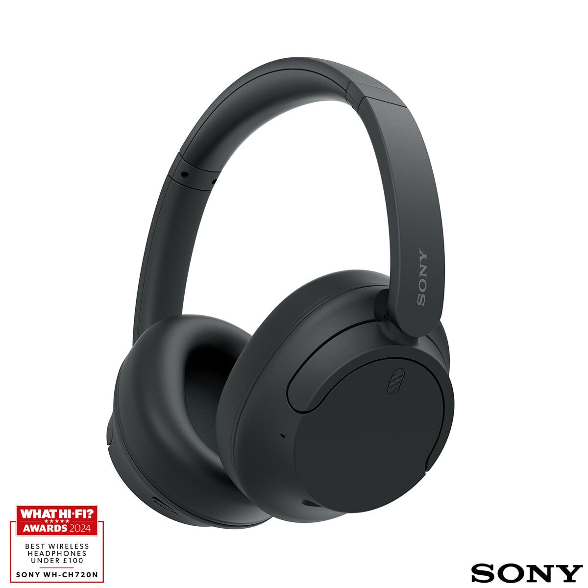 Sony WH-CH720N Noise Cancelling Wireless Over-Ear Headphones Black BT 5.2