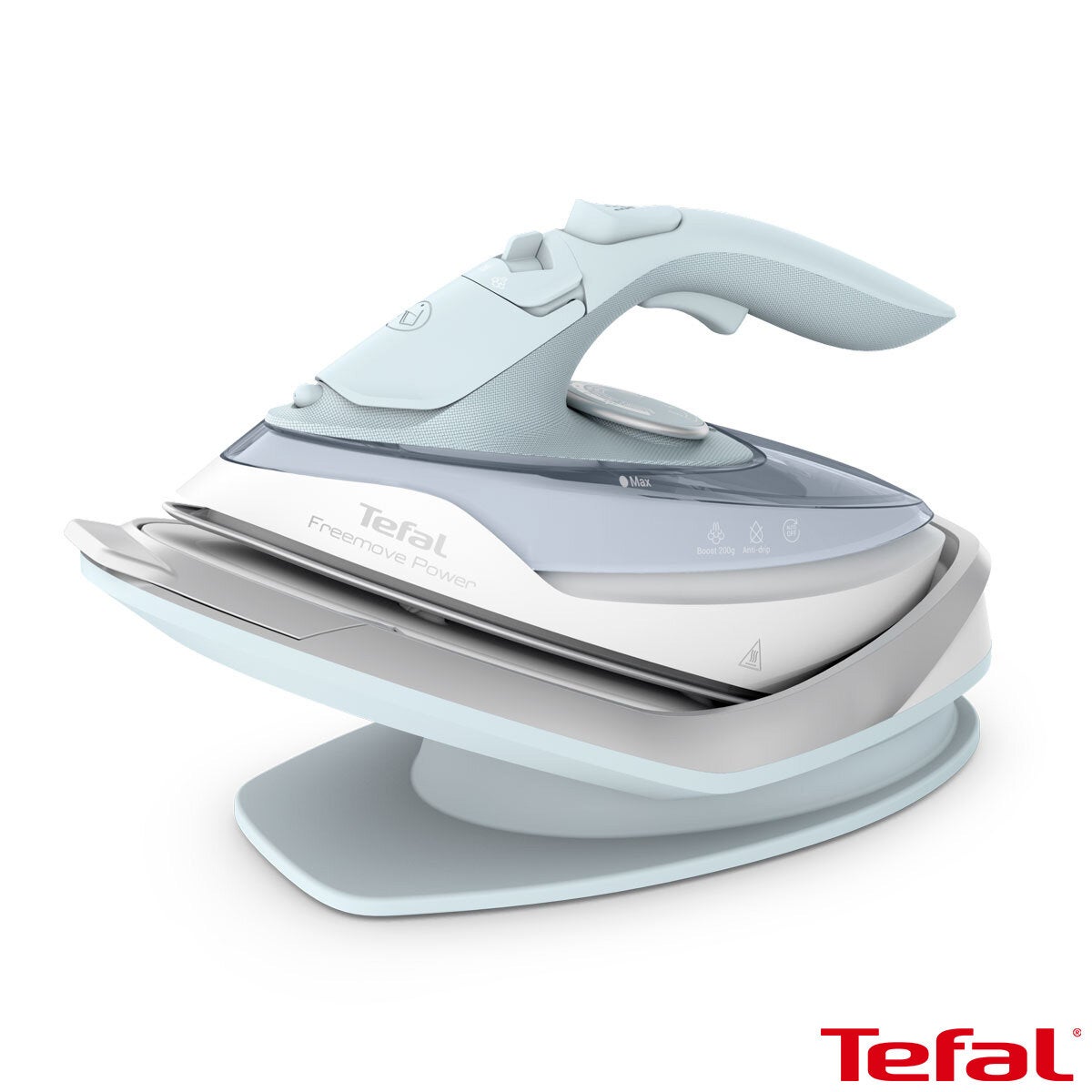 Tefal Freemove FV6642G0 Cordless Steam Iron 2500W Blue Anti-Drip 0.96kg