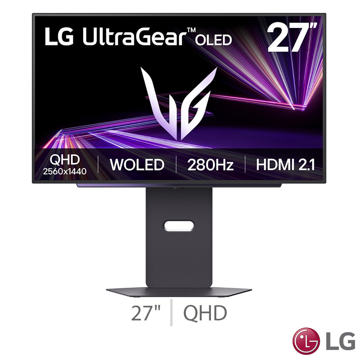 LG UltraGear 27GX700A-B QHD OLED Gaming Monitor 280Hz 0.03ms Black 27 Inch
