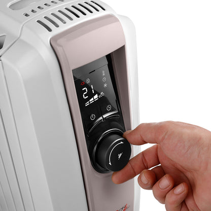 De'Longhi Dragon 4 Oil Filled Radiator 2500W 3 Settings TRDSX41025E White