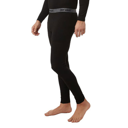 32 Degrees Heat Thermal Base Layer Trousers Pants Black Men 2 Pack Small size S