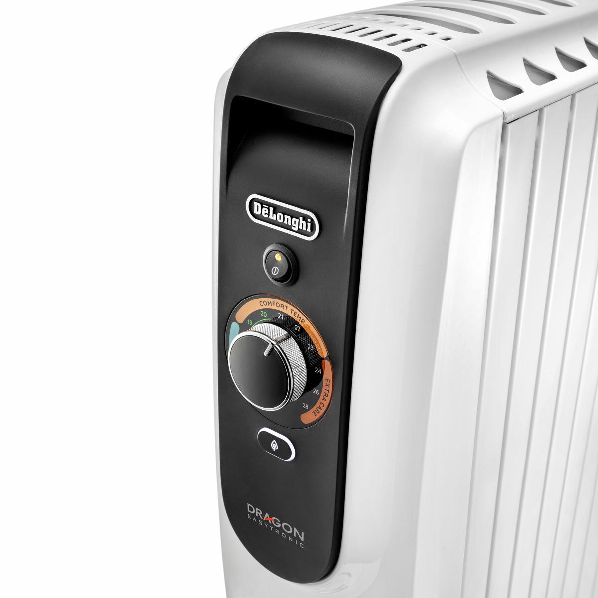 De'Longhi Dragon TRD5082T 2000W Oil Filled Radiator White 24Hr Timer 3 Mode