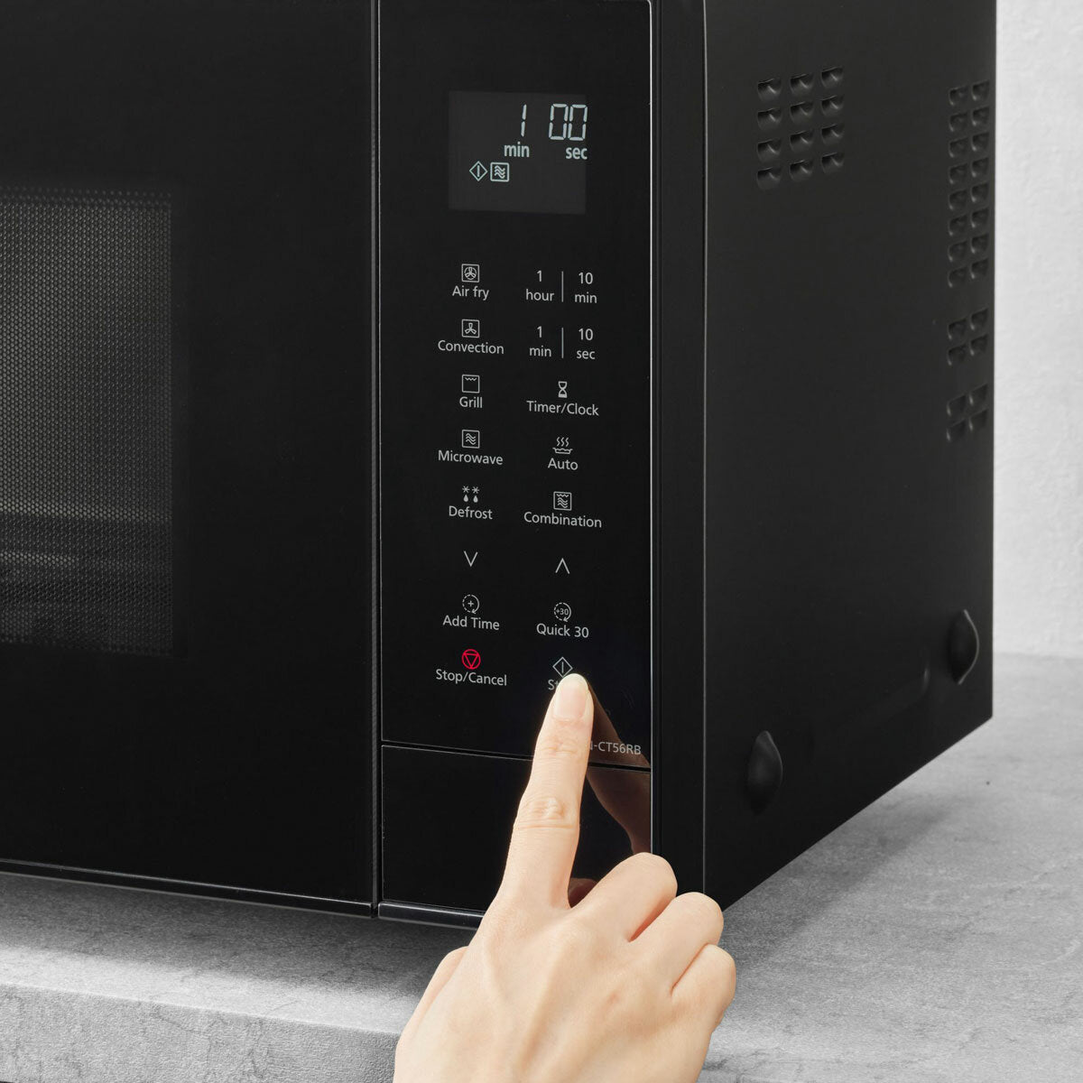 Panasonic NN-CT56RBBPQ 27L Combination Microwave Oven 4-in-1 Black Touch