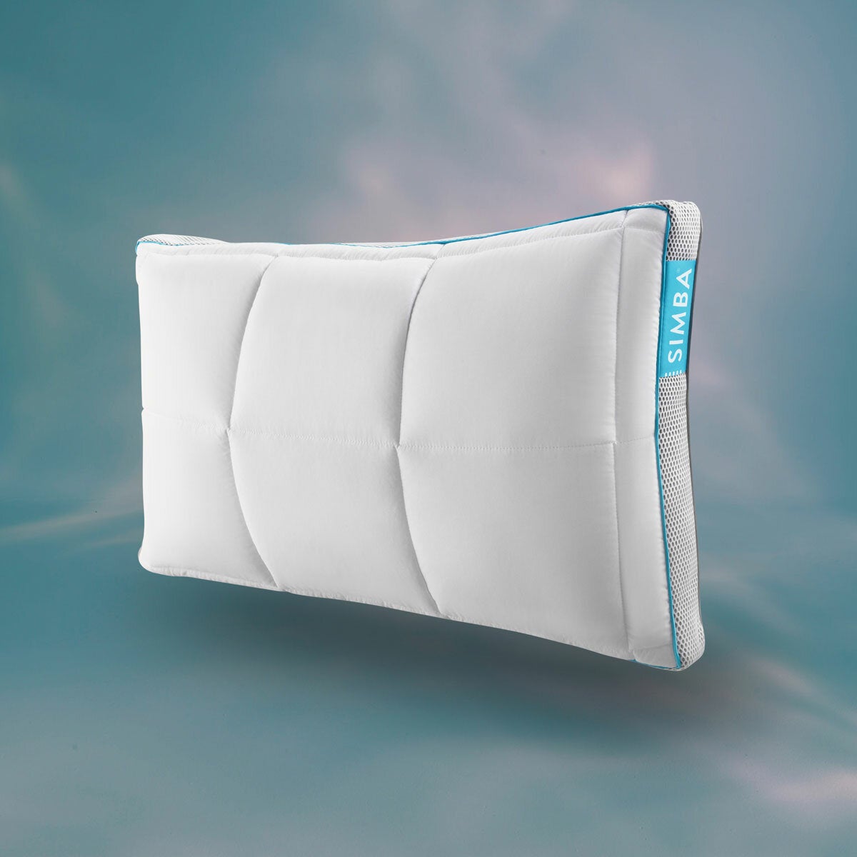 Simba Hybrid Flex Pillow 45x70cm Adjustable Nanocubes Cool-Touch Cotton Cover