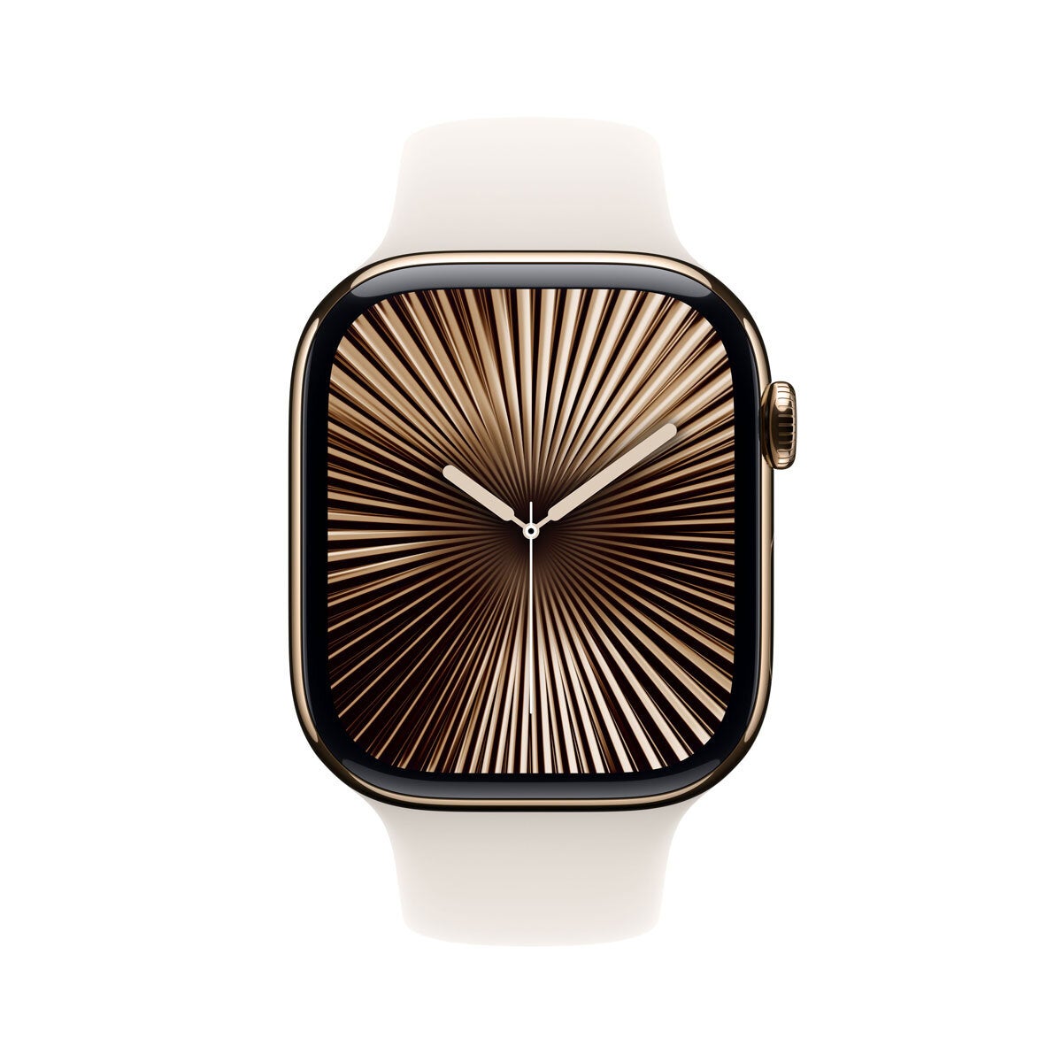 Apple Watch Series 10 GPS Cellular 46mm Gold Titanium Starlight Band M/L